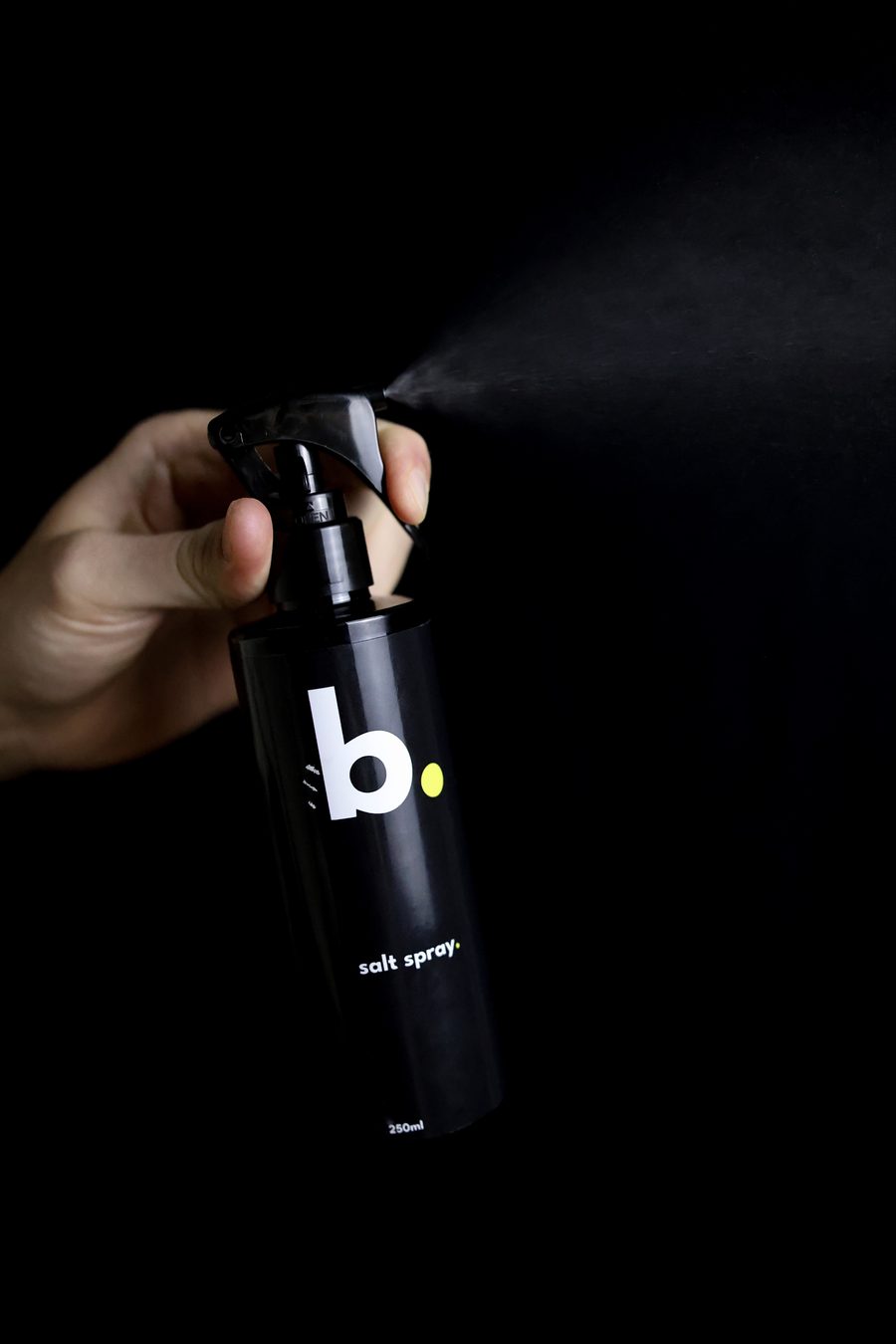 b. salt spray in action